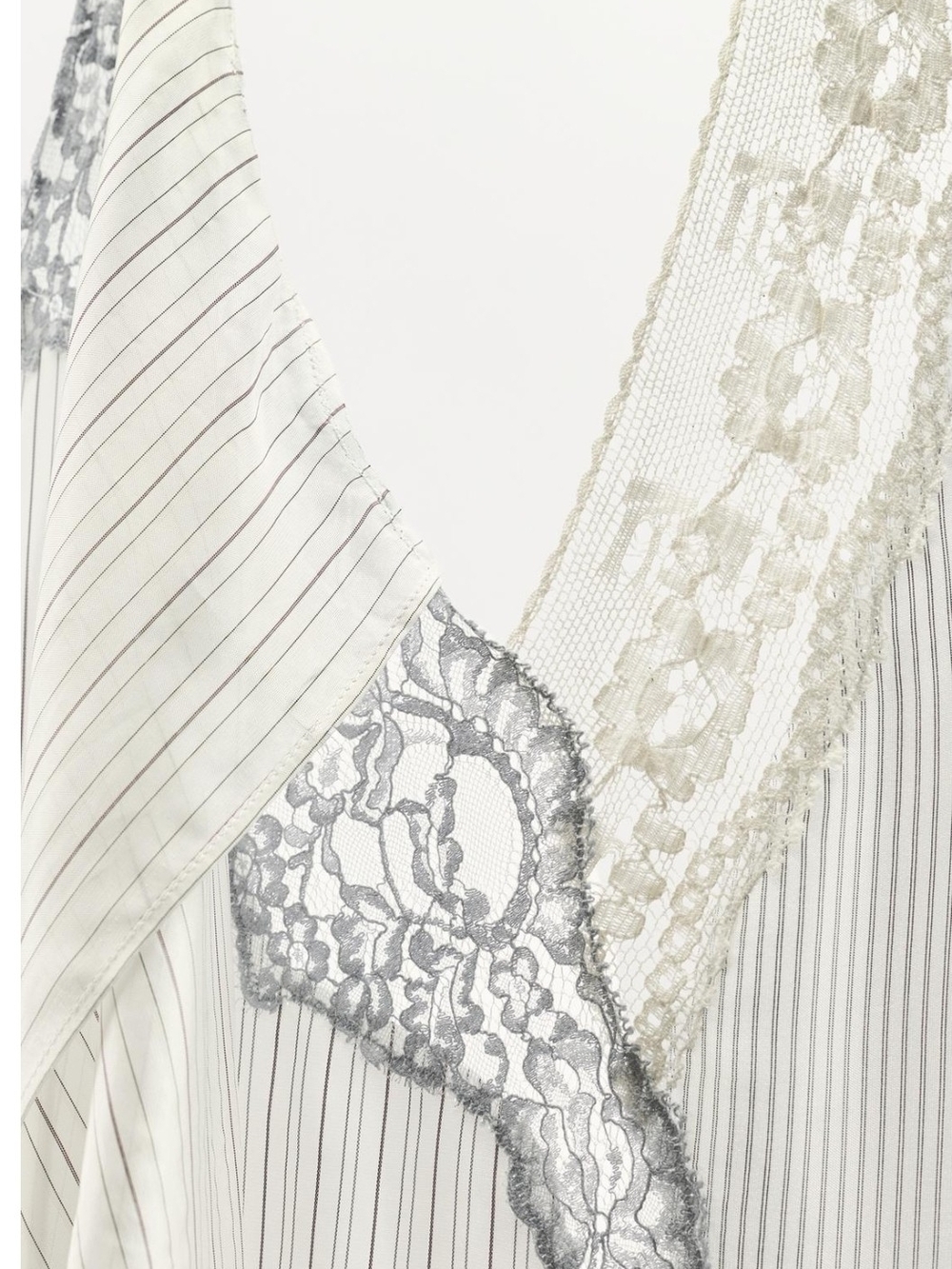 Zara White Halter Lace-Trim Maxi Dress - Picture 9 of 9